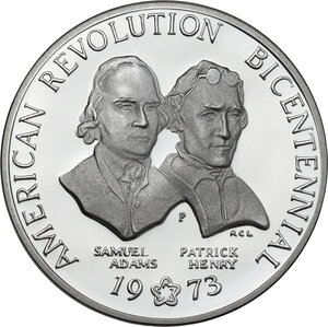 reverse: USA. Dollar 1973, American Revolution Bicentennial