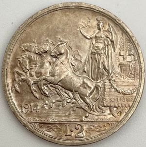 obverse: 2 Lire 1914