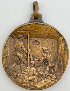 obverse: Paolo VI - Natale a Taranto 1972