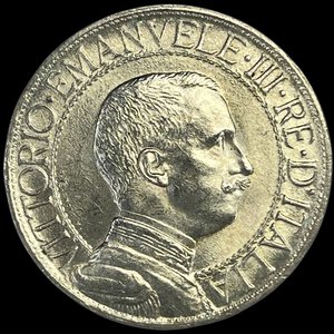 obverse: 1 Lira 1910