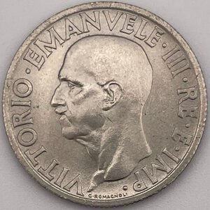 obverse: 1 Lira 1936