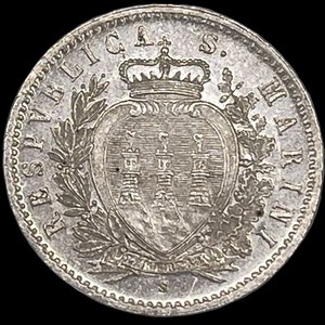 obverse: 50 centesimi 1898