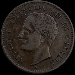 obverse: 2 centesimi 1907