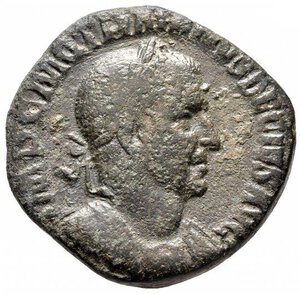 obverse: Traiano Decio (249-251). Roma. AE Sestertius (28 mm - 16,92 gr). R\: GENIVS EXERC ILLIRICIANI. MB/qBB. NC. 