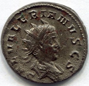 obverse: VALERIANO II (268). AR antoninianus (3,41 gr.). R.\: ; qBB.