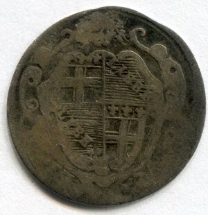 obverse: Bologna. Pio VI. AR Carlino del 1778. qBB. R1.