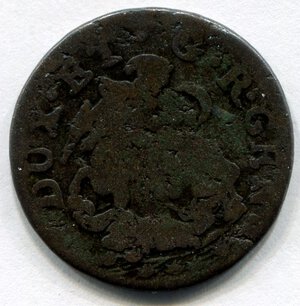 obverse: Genova. 5 soldi del 1793. B-MB. R1.