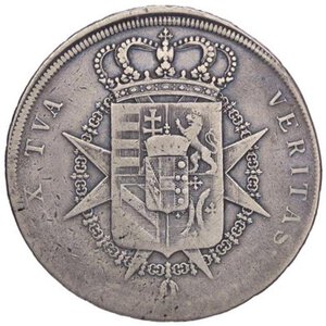 reverse: FIRENZE. Ferdinando III di Lorena (primo periodo, 1790-1801). AR Francescone 1791. CNI 2; Mont. 129. MB. R2.