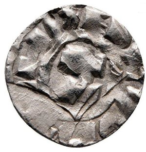 obverse: Lucca. Enrico II (1004-1024). MI Denaro (17 mm - 0,67 gr.). qBB. NC