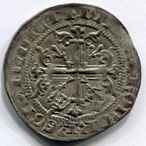 reverse: Napoli. Roberto d angiò. AR gigliato del 1309/1343. qBB. R2.