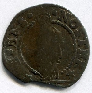 reverse: Repubblica di Venezia. Doge Nicolò Sagredo. 12 bagattini del 1675 - 1676. MB. R1.