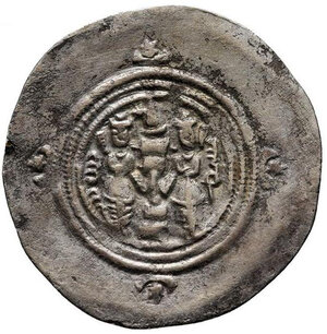 reverse: Sassanidi.  Khusro II (591-628). AR Dracma (32 mm. - 3,68 gr.). BB. NC.