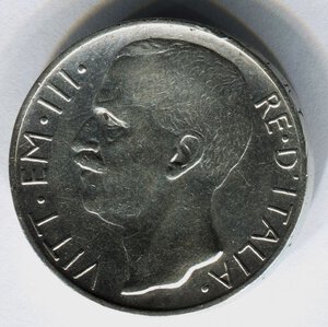 obverse: Regno d Italia. Re Vittorio Emanuele 3° (1900-1946). 10 lire 