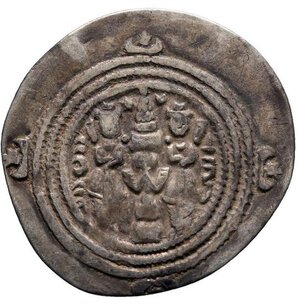 reverse: Sassanidi.  Khusro II (591-628). AR Dracma (30 mm. - 2,72 gr.).qBB. NC