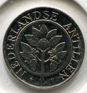 obverse: Antille Olandesi. Regina Beatrice. 5 centesimi del 1990. Al. SPL+.
