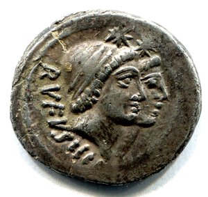 obverse: Gens CORDIA (46 a. C.). Roma. AR denarius (3,25 gr.). R.\: MN CORDIVS. Craw 463. BB+. R1.