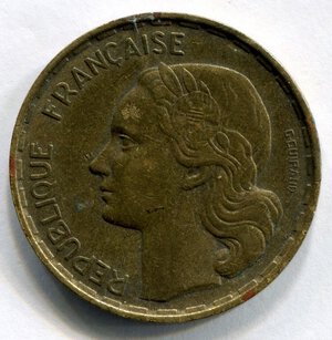 obverse: Francia. 50 franchi del 1953. BB.