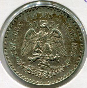 obverse: Messico (Stati Uniti Messicani). 1 peso del 1940. Ag. qSPL.