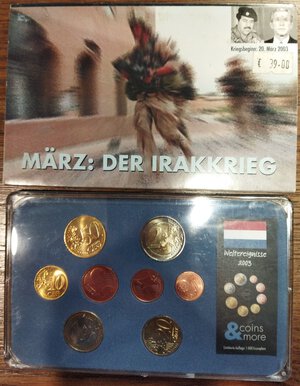 obverse: Olanda. Divisionale del 2003. 8 monete.