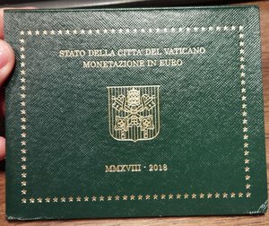 obverse: Vaticano. Divisionale del 2018. 8 monete.