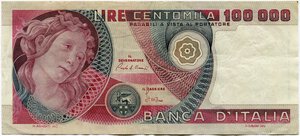 obverse: Repubblica Italiana. 100.000 lire 