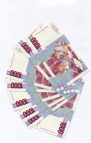 reverse: Repubblica Italiana. 1.000 lire 