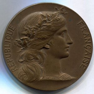 obverse: Francia. Medaglia. Premio/Nominale del 1889. NC. Ø 50,5mm.
