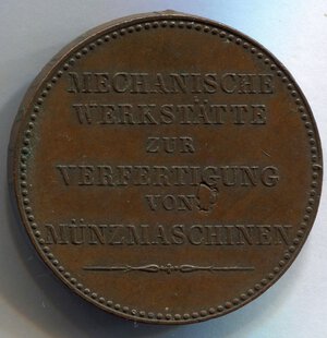 obverse: Germania. Medaglia Meccanica del 1837. NC. Ø 37,2mm.