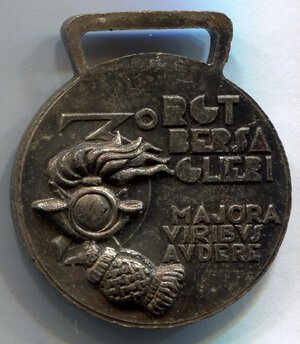 reverse: Italia. Medaglia 3° reggimento Bersaglieri del 1930/1940. NC. SPL+. Ø32,1mm.