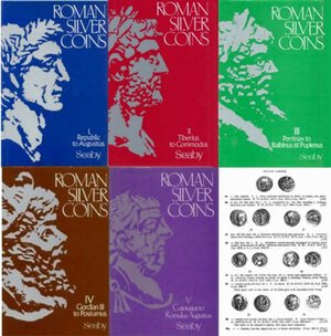 obverse: ROMAN SILVER COINS. Seaby. 5 Volumi. Completo. Inglese. Catalogazione degli argenti Romani repubblicani ed imperiali. 