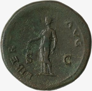 reverse: IMPERO ROMANO, GALBA, 68-69 D.C. - Sesterzio databile al 68 d.C.
