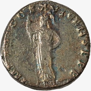 reverse: IMPERO ROMANO, DOMIZIANO, 81-96 D.C. - Denario databile al 87 d.C.