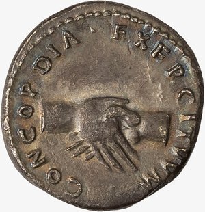 reverse: IMPERO ROMANO, NERVA, 96-98 D.C. - Denario databile al 96 d.C.