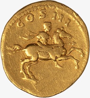 reverse: IMPERO ROMANO, ADRIANO, 117-138 D.C. - AUREO databile al 125-128 d.C.