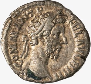 obverse: IMPERO ROMANO, COMMODO, 180-192 D.C. - Denario databile al 186-187 d.C.