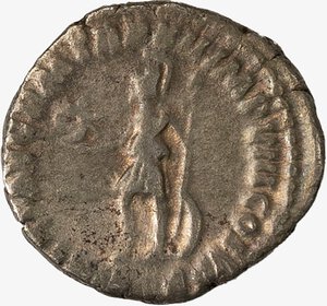 reverse: IMPERO ROMANO, COMMODO, 180-192 D.C. - Denario databile al 186-187 d.C.