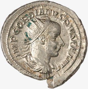 obverse: IMPERO ROMANO, GORDIANO III, 238-244 D.C. - Antoniniano databile al 241-243 d.C.