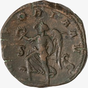 reverse: IMPERO ROMANO, TRAIANO DECIO, 249-251 D.C. - Sesterzio databile al 249-251 d.C.