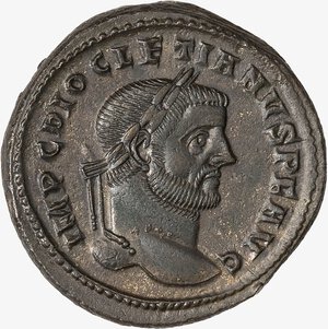 obverse: IMPERO ROMANO, DIOCLEZIANO, 284-305 D.C. - Follis databile al 296-297 d.C.