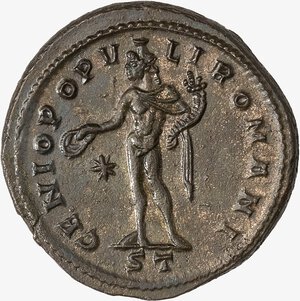 reverse: IMPERO ROMANO, DIOCLEZIANO, 284-305 D.C. - Follis databile al 296-297 d.C.