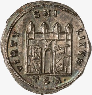 reverse: IMPERO ROMANO, DIOCLEZIANO, 284-305 D.C. - Argenteo databile al 302 d.C.