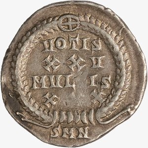 reverse: IMPERO ROMANO, COSTANZO II, 337-361 - Siliqua databile al 340-351 d.C.