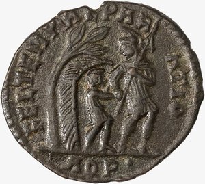 reverse: IMPERO ROMANO, COSTANTE, 337-350 D.C. - Maiorina databile al 348-350 d.C.