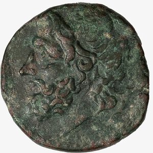 obverse: SICILIA, SIRACUSA, GERONE II, 274-216 A.C. - Tetras databile al 269-263 a.C.