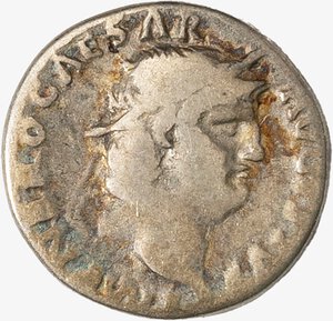 obverse: IMPERO ROMANO, NERONE, 54-68 D.C. - Denario databile al 66-67 d.C.