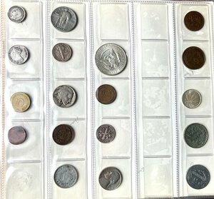 reverse: Monete mondiali. Lotto di 18 monete. Germania, Hong Kong 10 cents 1866, Stati Uniti, Uruguay.