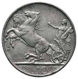 obverse: FALSO EPOCA - Vittorio Emanuele III - 10 Lire Biga 1930