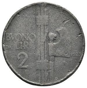 obverse: FALSO EPOCA - Vittorio Emanuele III - Buono da 2 Lire 1923