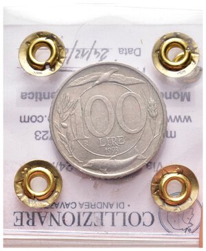 reverse: 100 Lire 1993 1° conio Testa Piccola