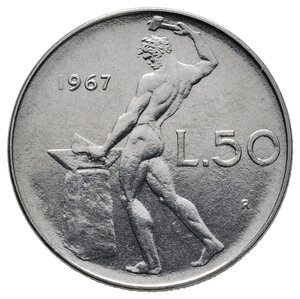 obverse: 50 Lire Vulcano 1967 q FDC